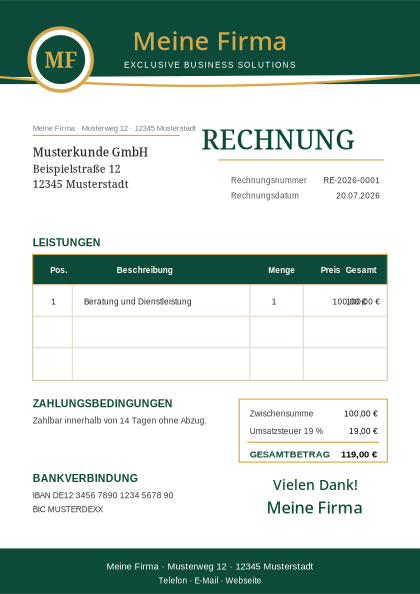 Vorschau Grün-Gold